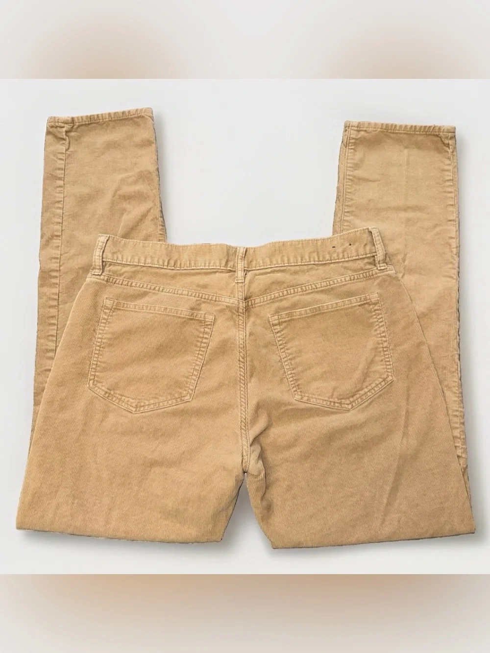 J. Crew Men’s Slim Fit Flex Corduroy Pants Tan 33x32 Classic Prep